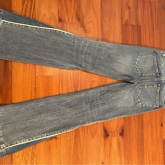 Alice + Olivia REY SIDE ZIPPER WIDE LEG JEAN - Picture 6 of 10